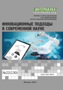 Обложка CXXX международная научно-практическая конференция «Инновационные подходы в современной науке»
